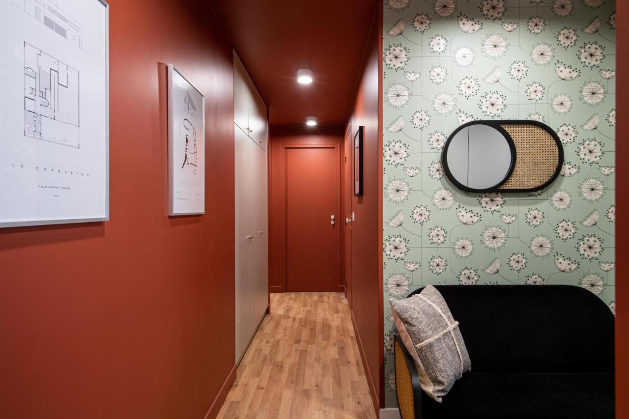 New - Appt Style Le Corbusier Avec Balcon - 8 Pers Apartment Paris Exterior photo